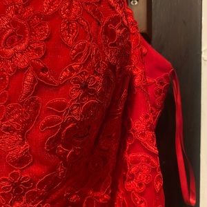 Clarisse Red Formal Dress
